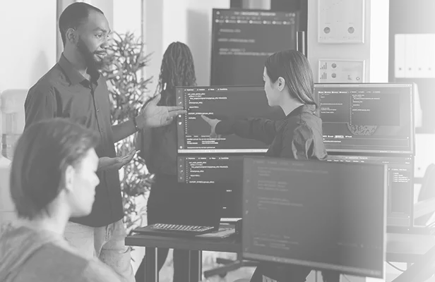 An AA Techs engineer providing managed IT support to a client team